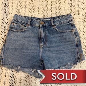 Garage Vintage Cuttoff Denim Women's Shorts
